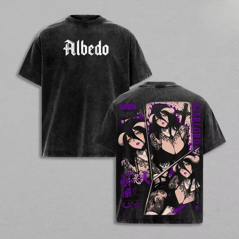Anime Cosplay Albedo - 2026 Overlord Albedo Double Sided Vintage
