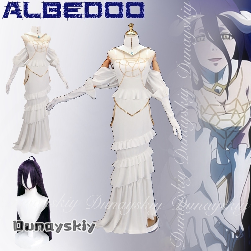 Anime Cosplay Albedo - {Dunayskiy States}Anime Albedo Cosplay Costume Tightfitting