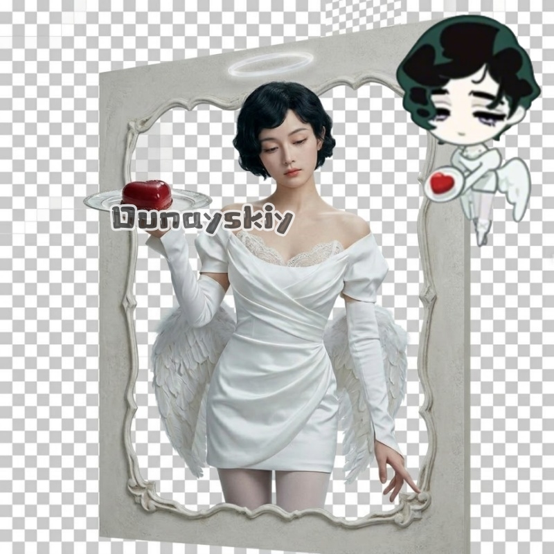 Cosplay Anime Black Hair - Sua New Clothes Diagram Cosplay Costume