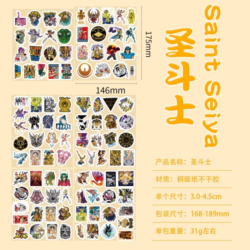 101Pcs Saint Seiya Anime Stick - Anime Cosplay And Costumes review and price