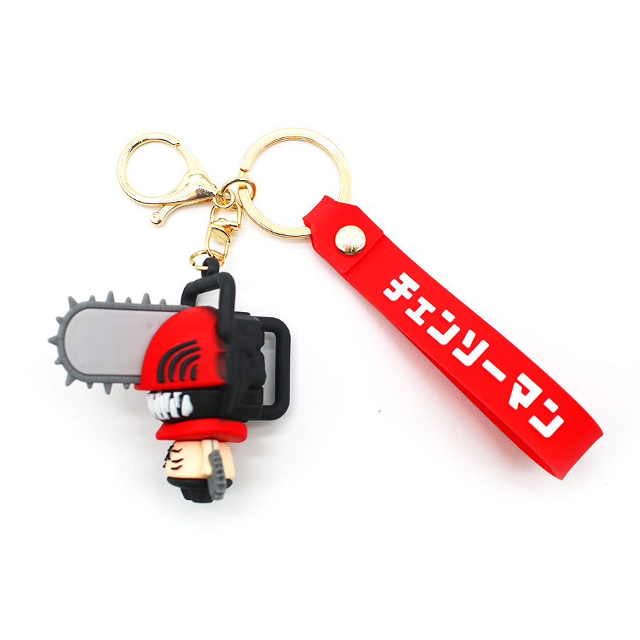 !!Chainsaw Man Keychains Carto - Chainsaw Man Cosplay review and price