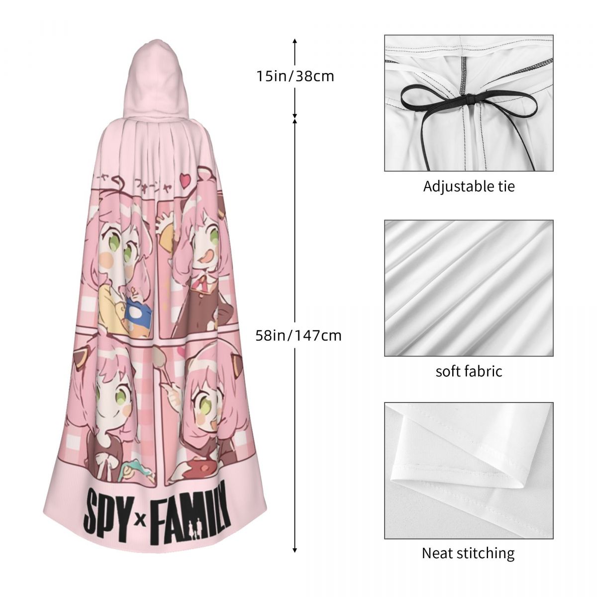 Spy X Family Anya Forger Long  - Anime Cosplay Anya review and price