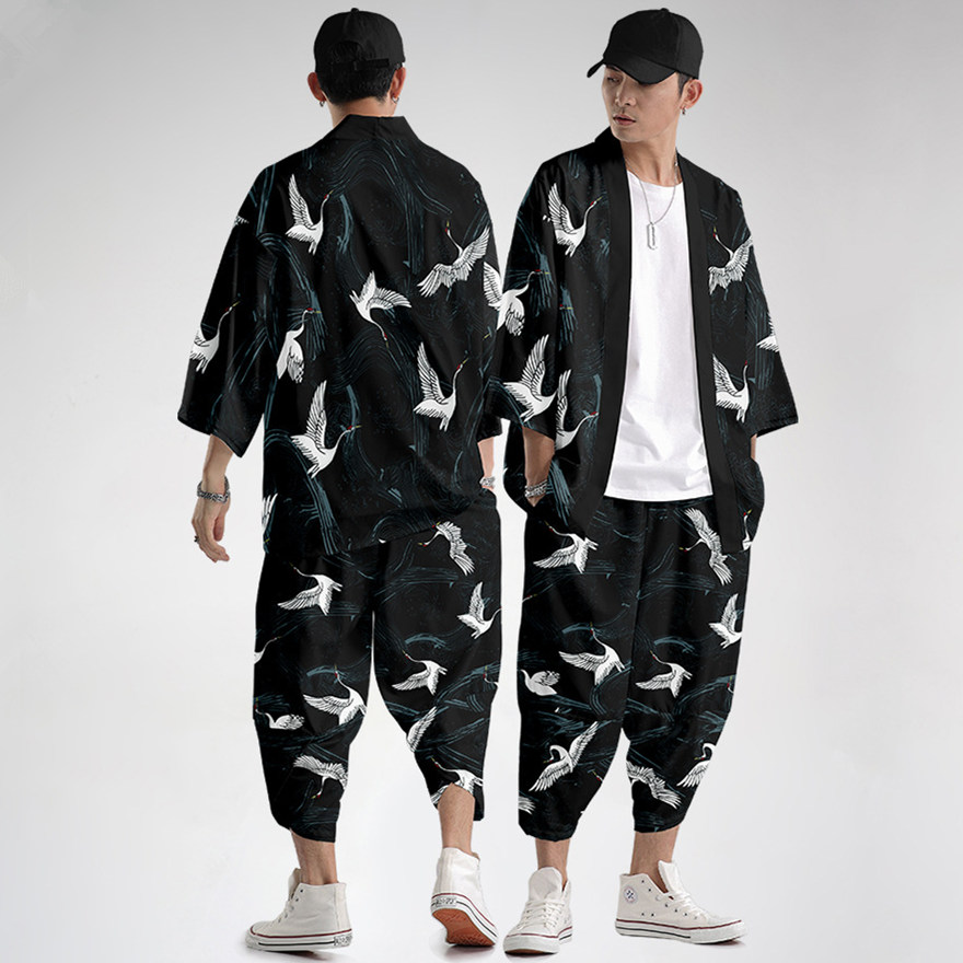 Harajuku Tops Robe Fashion Asi - Demon Slayer Haori review and price