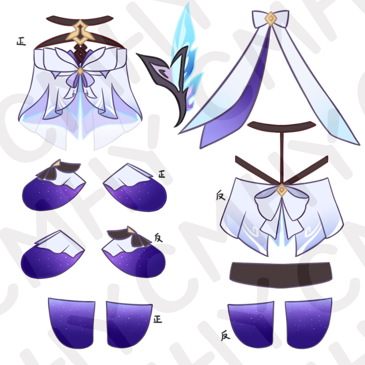 Game Genshin Impact Skirk Cat  - Anime Cosplay Women review and price
