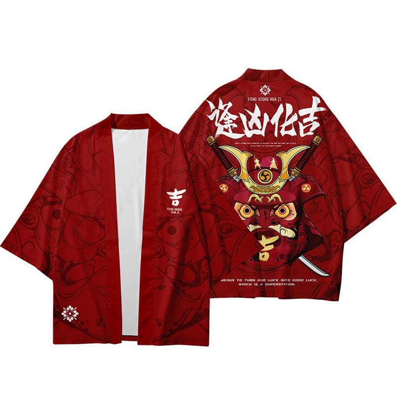 Samurai Crane Cardigan Flower  - Demon Slayer Haori review and price