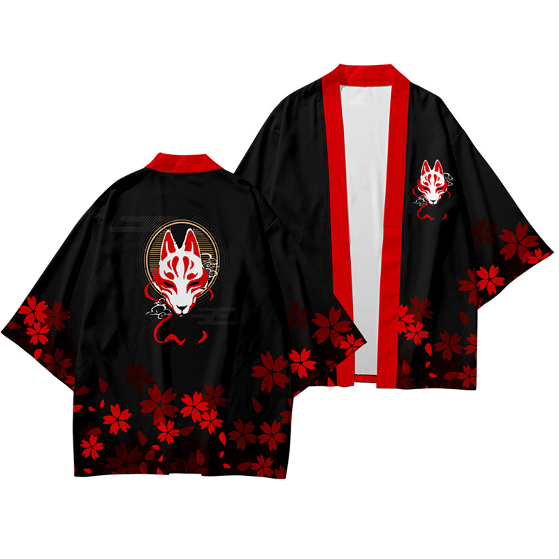 Samurai Crane Cardigan Flower  - Demon Slayer Haori review and price