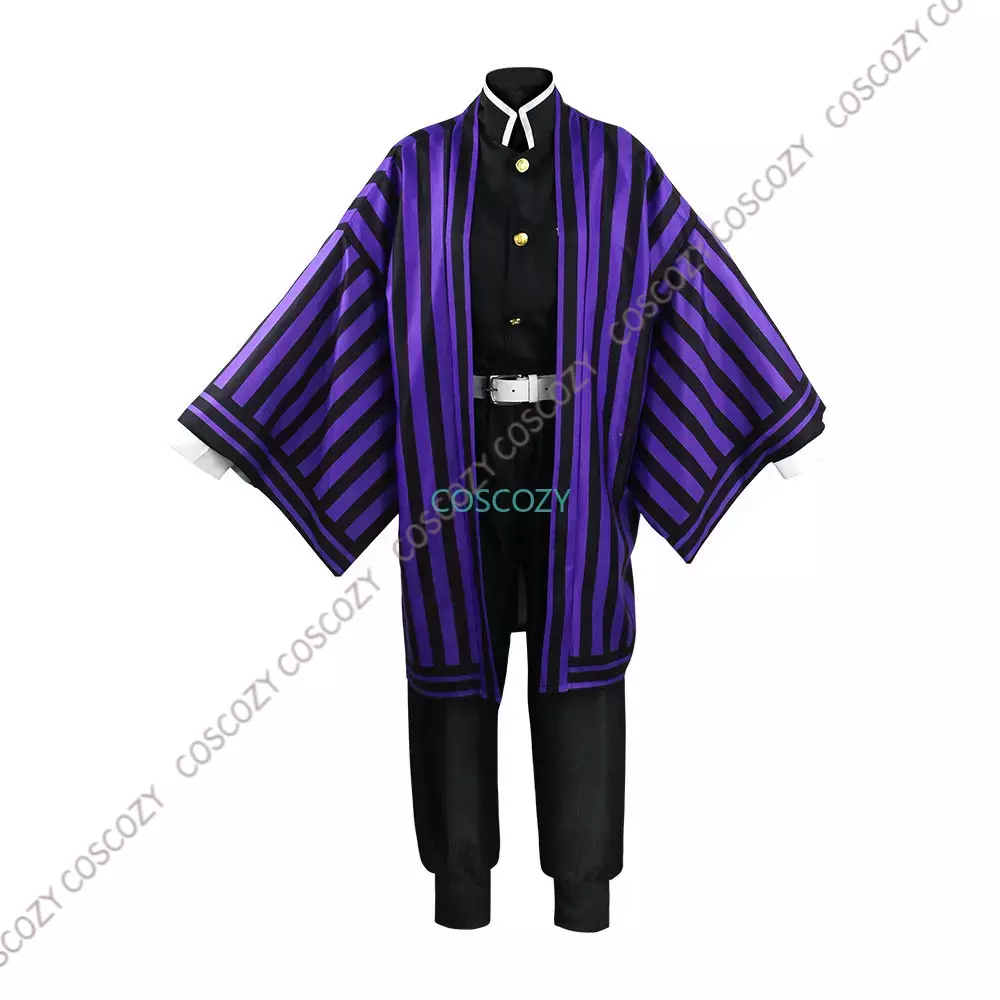Purple/Black Iguro Obanai Cosp - Demon Slayer Haori review and price