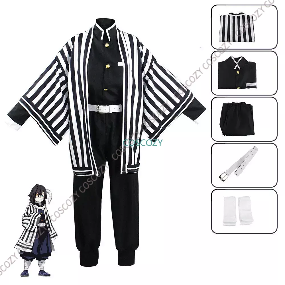 Purple/Black Iguro Obanai Cosp - Demon Slayer Haori review and price
