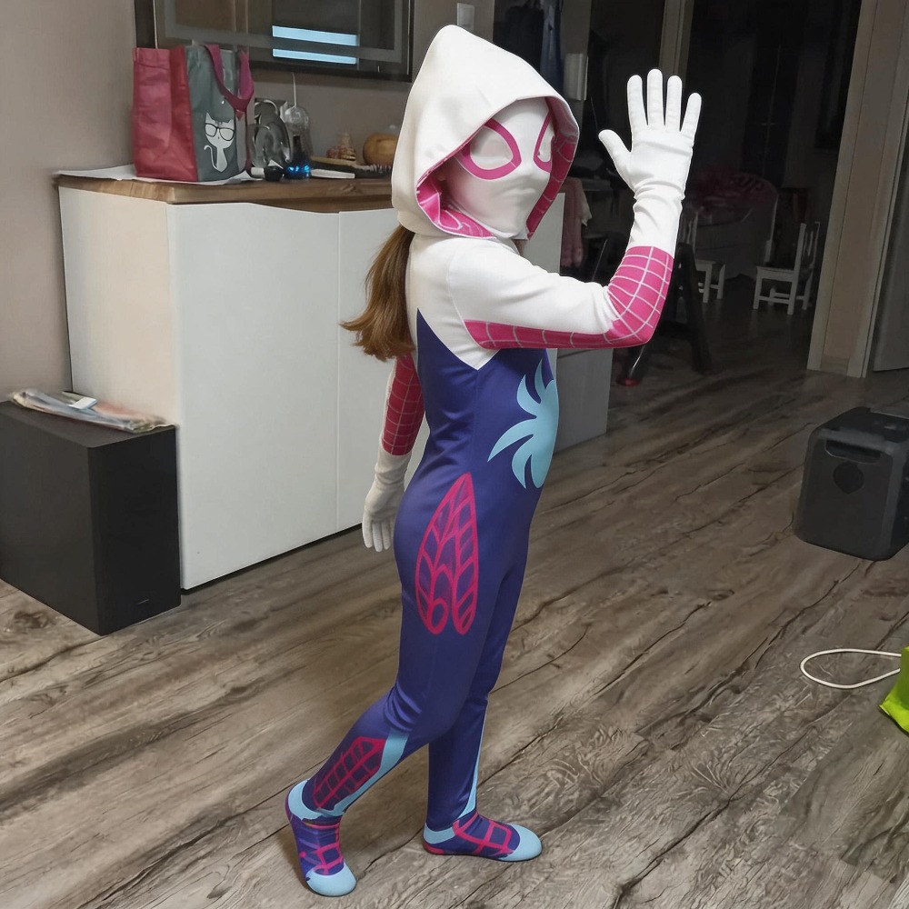 Girls Superhero Costume Bodysu - Anime Cosplay Anya review and price