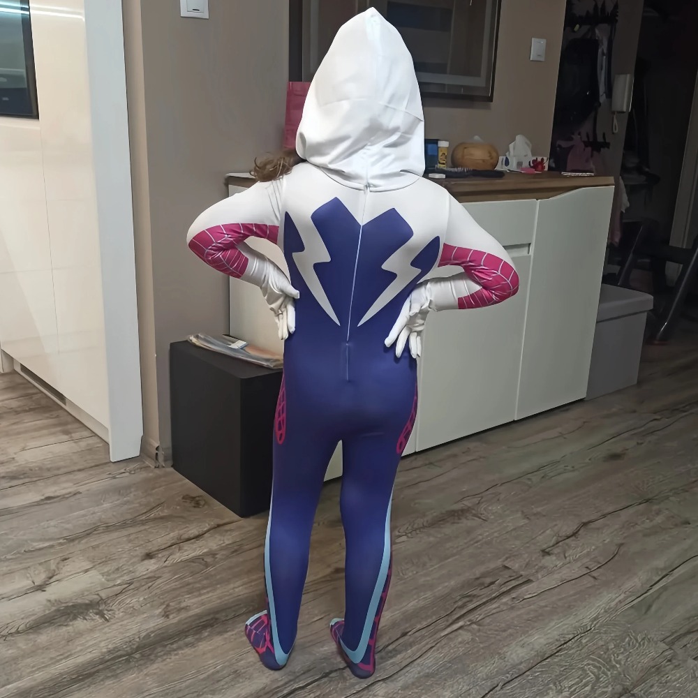 Girls Superhero Costume Bodysu - Anime Cosplay Anya review and price