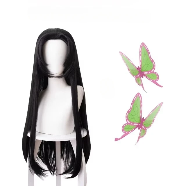 Anime Kochou Kanae Wig Kimetsu - Cosplay Anime Black Hair review and price