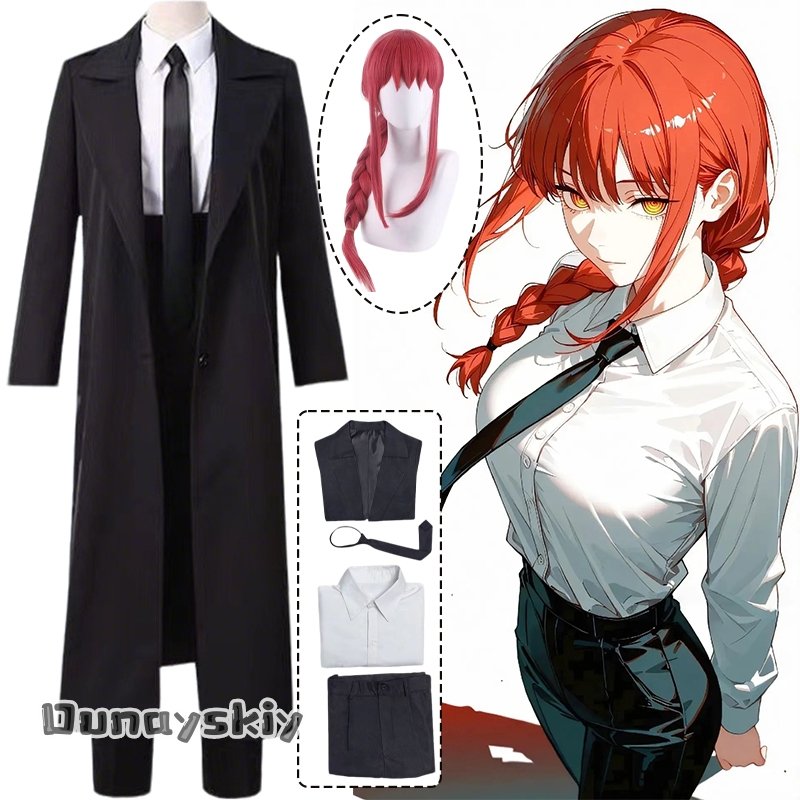 Anime Man Makima Cosplay Costu - Chainsaw Man Cosplay review and price
