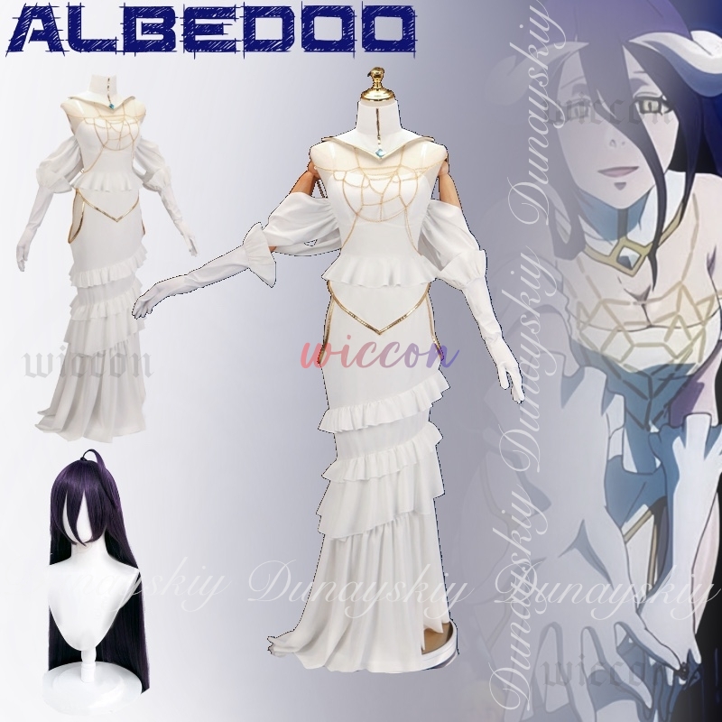 Overlord Albedo Cosplay White  - Anime Cosplay Albedo review and price