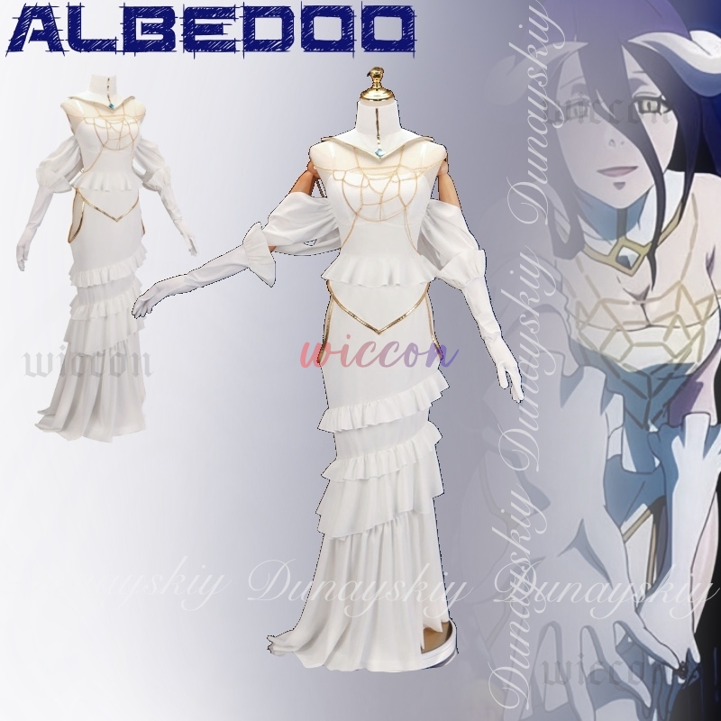 Overlord Albedo Cosplay White  - Anime Cosplay Albedo review and price