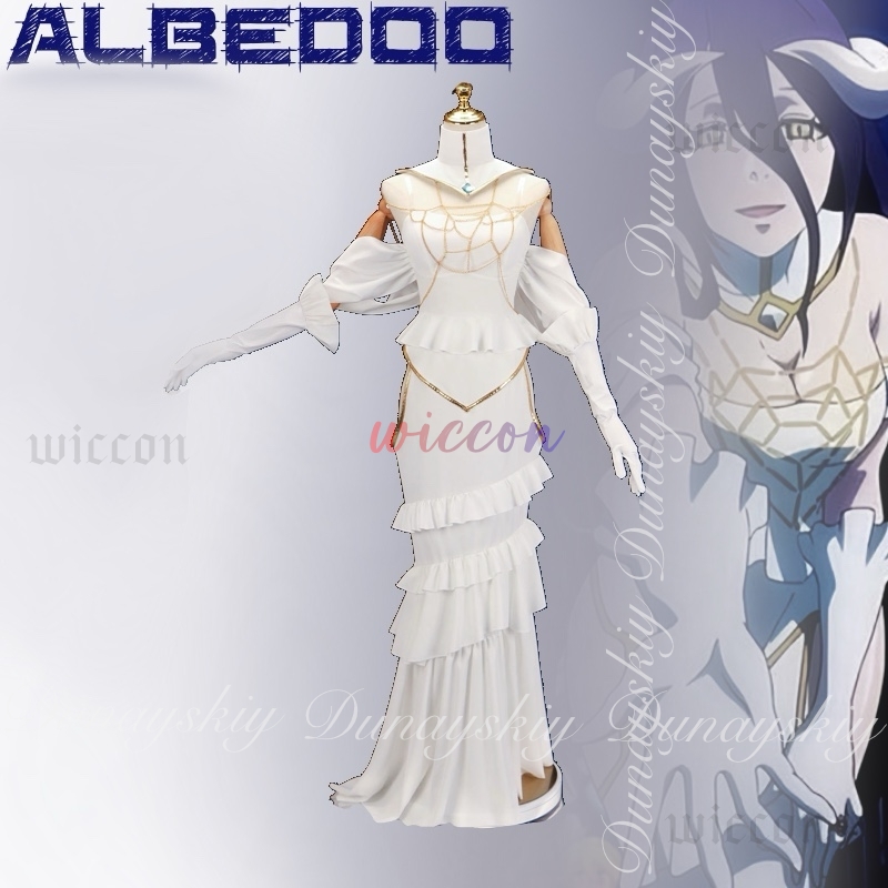 Overlord Albedo Cosplay White  - Anime Cosplay Albedo review and price