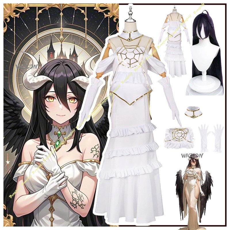 Cosplay Costumes Anime Over al - Anime Cosplay Albedo review and price